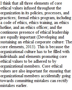 Discussion Forum 1 - Introduction to Ethical Leadership